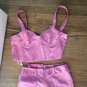 Pink Satin Set, items can be sold separately